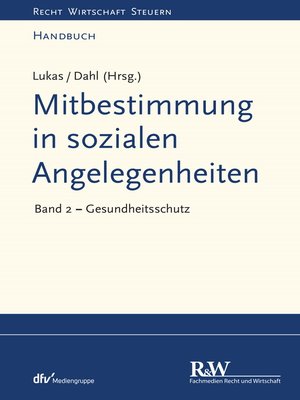 cover image of Mitbestimmung in sozialen Angelegenheiten, Band 2